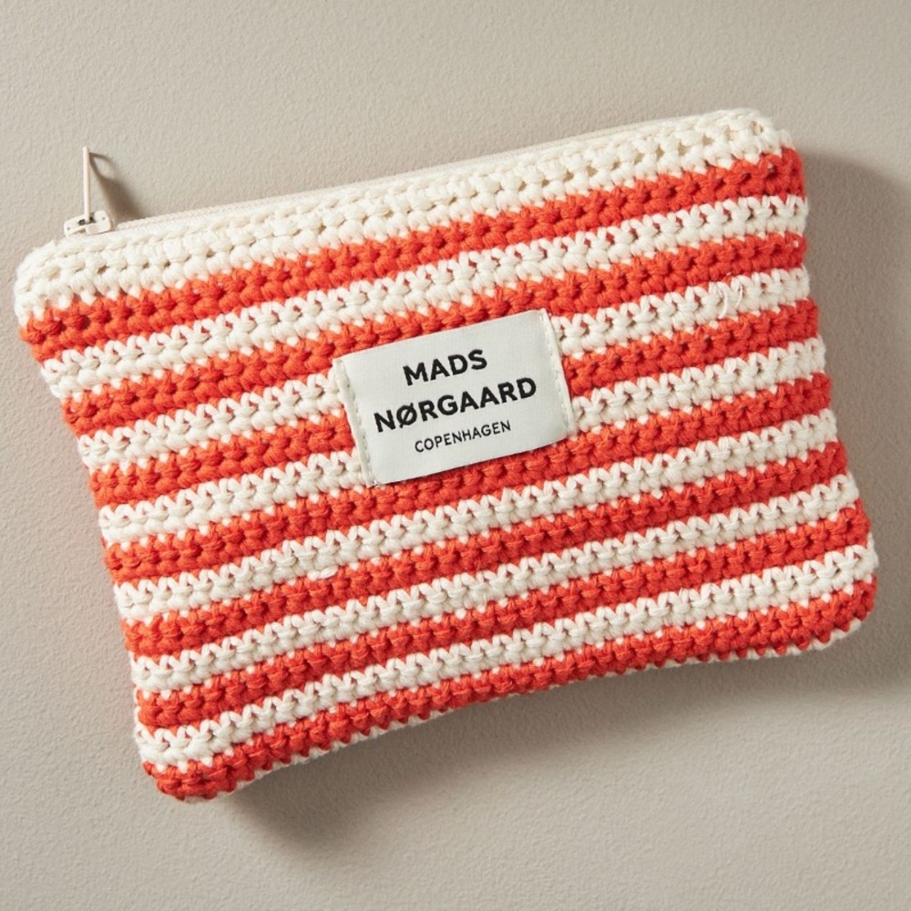 NWT Mads Nørgaard Milli Crochet Pouch